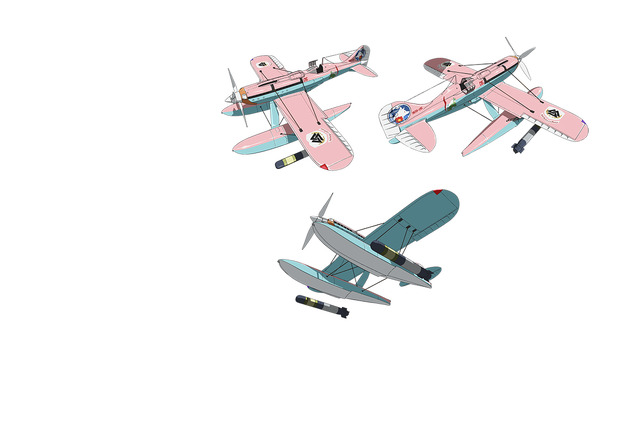 『戦翼のシグルドリーヴァ』渡来・園香　英霊機：M.C.72R（C）戦翼倶楽部／909整備補給隊