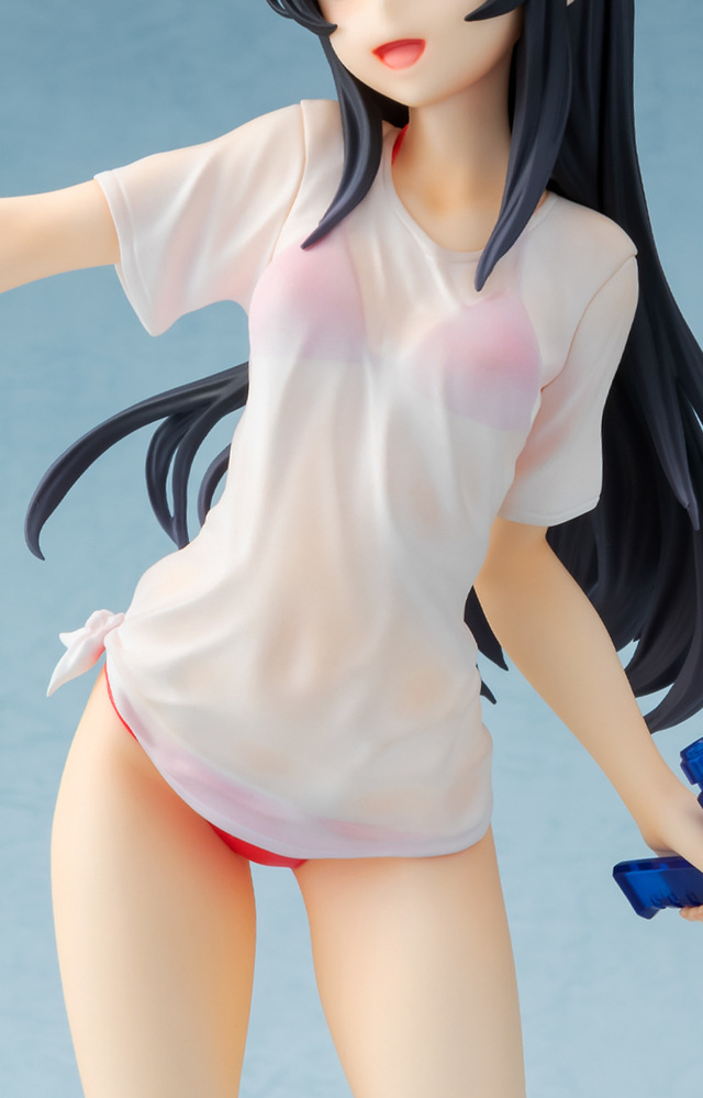 「1/7スケール塗装済み完成品フィギュア青春ブタ野郎はバニーガール先輩の夢を見ない桜島麻衣水鉄砲デートver.」13,500円（税別）（C）2018 鴨志田 一／ＫＡＤＯＫＡＷＡ　アスキー・メディアワークス／青ブタ Project