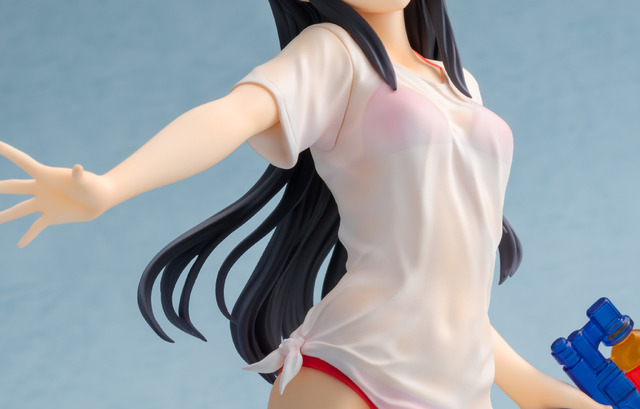 「1/7スケール塗装済み完成品フィギュア青春ブタ野郎はバニーガール先輩の夢を見ない桜島麻衣水鉄砲デートver.」13,500円（税別）（C）2018 鴨志田 一／ＫＡＤＯＫＡＷＡ　アスキー・メディアワークス／青ブタ Project