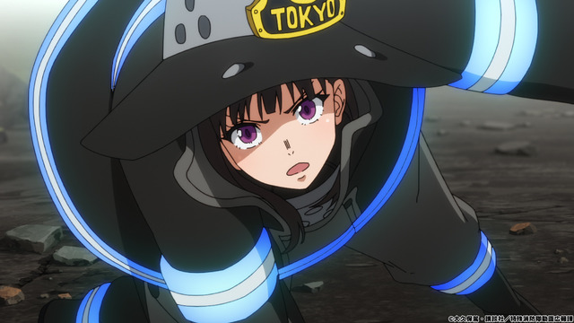 TVアニメ『炎炎ノ消防隊　弐ノ章』第壱話「消防官の戦い」先行カット（C）大久保篤・講談社／特殊消防隊動画広報課