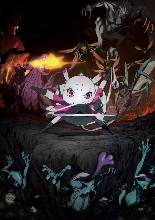 TVアニメ『蜘蛛ですが、なにか？』キービジュアル第1弾（C）馬場翁・輝竜司／KADOKAWA／蜘蛛ですが、なにか？製作委員会