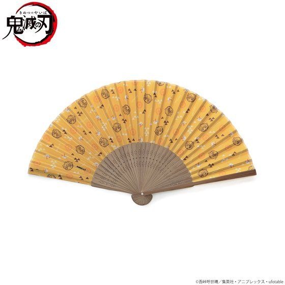 「鬼滅の刃　モチーフ柄扇子 / 善逸」4,950円（税込）（C）吾峠呼世晴／集英社・アニプレックス・ufotable