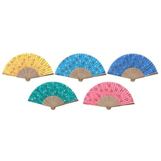 「鬼滅の刃 モチーフ柄扇子」各4,950円（税込）（C）吾峠呼世晴／集英社・アニプレックス・ufotable