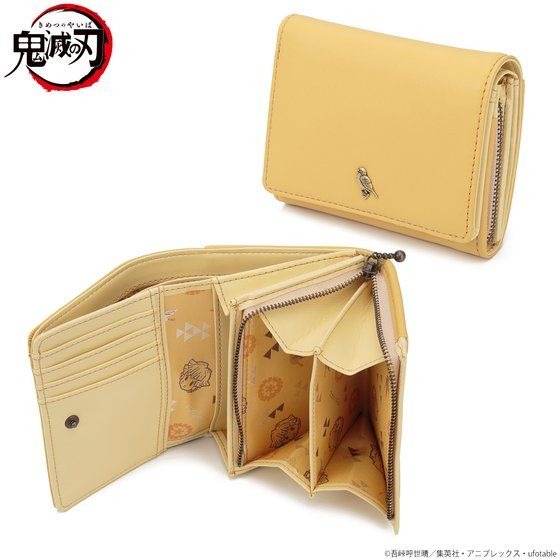 「鬼滅の刃 レザー二つ折り財布 / 善逸」19,800円（税込）（C）吾峠呼世晴／集英社・アニプレックス・ufotable