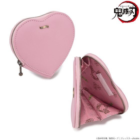 「鬼滅の刃 レザーハート型コインケース / 禰豆子」11,000円（税込）（C）吾峠呼世晴／集英社・アニプレックス・ufotable