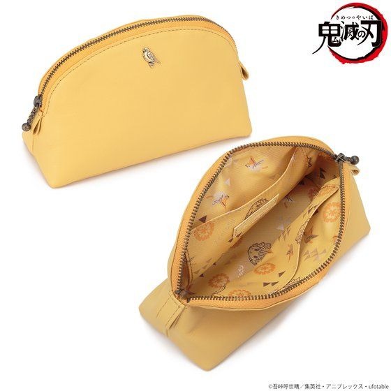「鬼滅の刃 レザーポーチ / 善逸」12,100円（税込）（C）吾峠呼世晴／集英社・アニプレックス・ufotable
