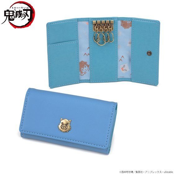 「鬼滅の刃 レザーキーケース / 伊之助」12,100円（税込）（C）吾峠呼世晴／集英社・アニプレックス・ufotable