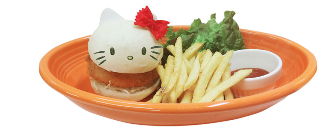 「ハローキティのグラコロバーガー」1,500円（C） 1976, 2020 SANRIO CO., LTD.　APPROVAL NO. L611439