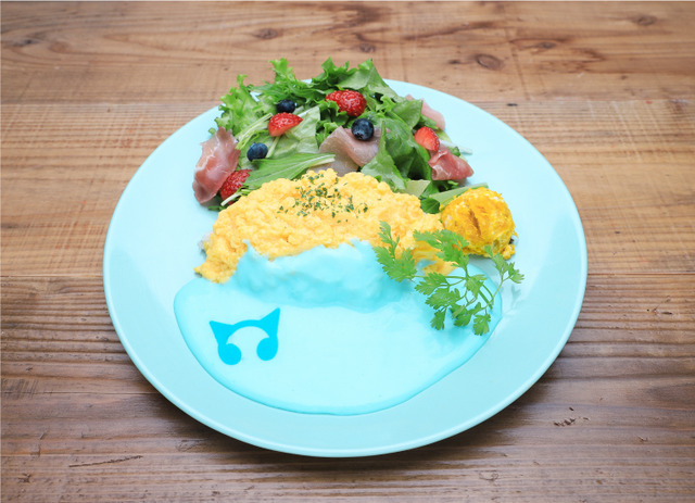 オムライスプレート 1,490円（税抜）（C）BanG Dream! Project （C）Craft Egg Inc. （C）bushiroad All Rights Reserved.