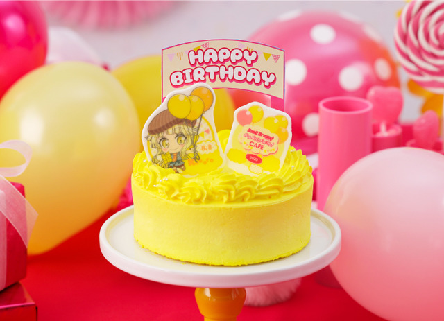 オンライン限定 カラフルバースデイケーキ／弦巻こころ 各3,850円（税抜・送料別途）（C）BanG Dream! Project （C）Craft Egg Inc. （C）bushiroad All Rights Reserved.