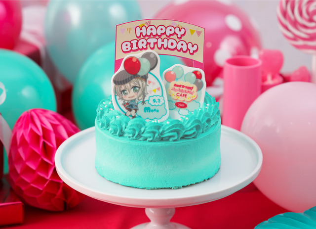 オンライン限定 カラフルバースデイケーキ／青葉モカ 各3,850円（税抜・送料別途）（C）BanG Dream! Project （C）Craft Egg Inc. （C）bushiroad All Rights Reserved.