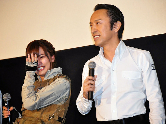 真野恵里菜＆筧利夫／『THE NEXT GENERATION パトレイバー』初日舞台挨拶