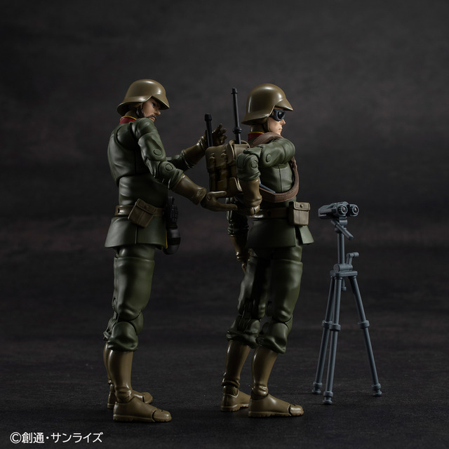「G.M.G.ジオン公国軍／一般兵士A／一般兵士B」各3,980円（税込）（C）創通・サンライズ