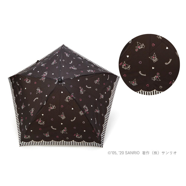 軽量折りたたみ傘（全 2 種） 各 3,300 円（税込）（C）2020 SANRIO CO., LTD.