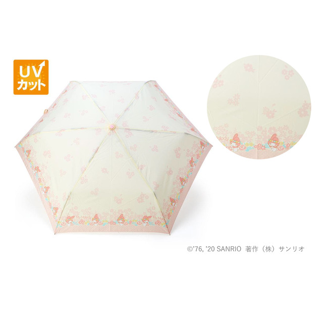晴雨兼用 UV 折りたたみ傘（全 5 種） 各 2,530 円（税込）（C）2020 SANRIO CO., LTD.
