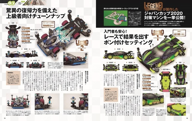 「タミヤ公式ガイドブック　ミニ四駆 超速ガイド2020-2021」900円（税別）