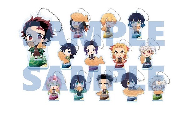 『鬼滅の刃』スタンド付きデフォルメアクリルキーホルダーB  700円（税抜）（C）吾峠呼世晴／集英社・アニプレックス・ufotable （C）SEGA