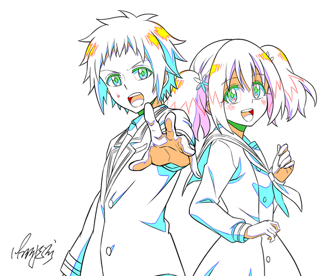 『無能なナナ』佐野聡彦スペシャルイラスト（C）るーすぼーい・古屋庵／SQUARE ENIX・「無能なナナ」製作委員会