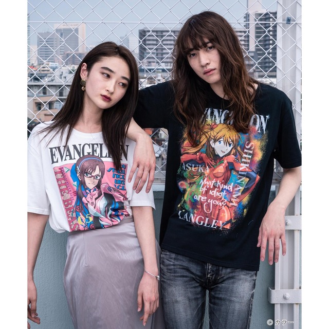 「エヴァンゲリオン×glamb　Tシャツ」各7,590円(税込)(送料・手数料別途)(C)カラー