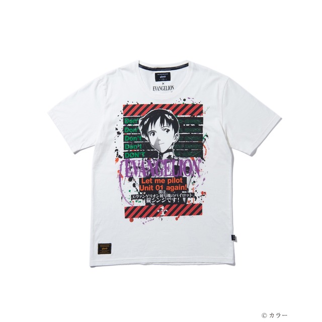 「エヴァンゲリオン×glamb　Tシャツ」各7,590円(税込)(送料・手数料別途)(C)カラー