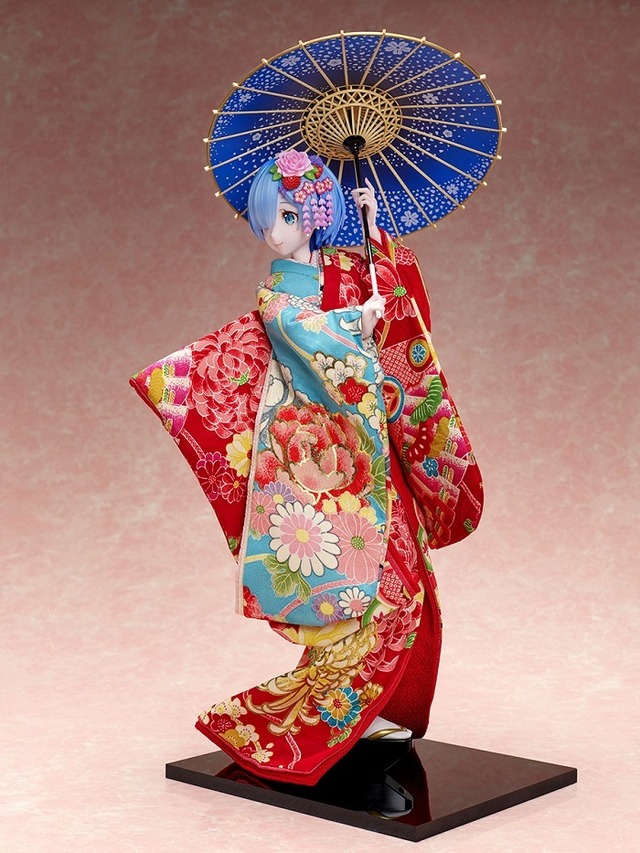 「Re:ゼロから始める異世界生活　レム-日本人形-　1/4スケールフィギュア」134,000円（税抜）（C） 長月達平・株式会社KADOKAWA刊／Re:ゼロから始める異世界生活製作委員会