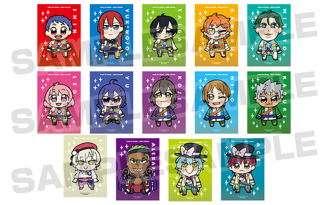 、「イベント限定購入特典ブロマイド（全14種）」（C）Ｔ－ＡＲＴＳ / syn Sophia / エイベックス・ピクチャーズ / タツノコプロ / キングオブプリズムSSS製作委員会