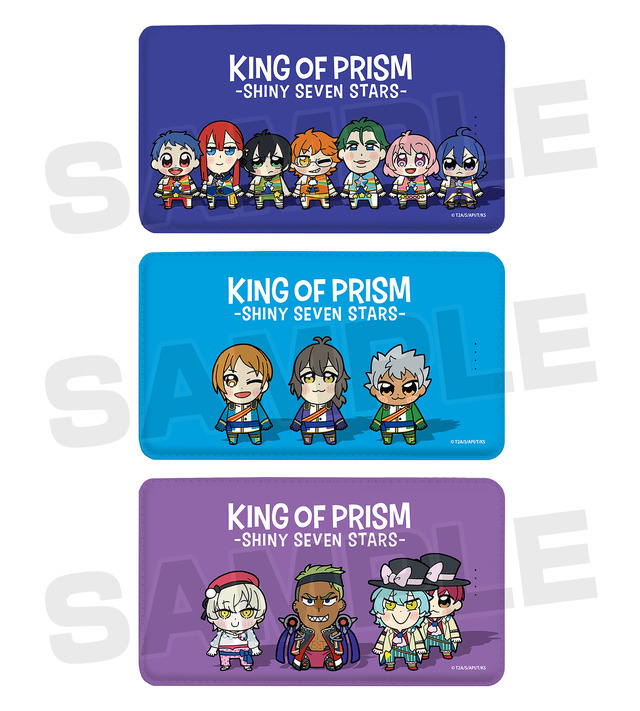 「KING OF PRISM × 大川ぶくぶ モバイルバッテリー」各4,500円（税別）（C）Ｔ－ＡＲＴＳ / syn Sophia / エイベックス・ピクチャーズ / タツノコプロ / キングオブプリズムSSS製作委員会