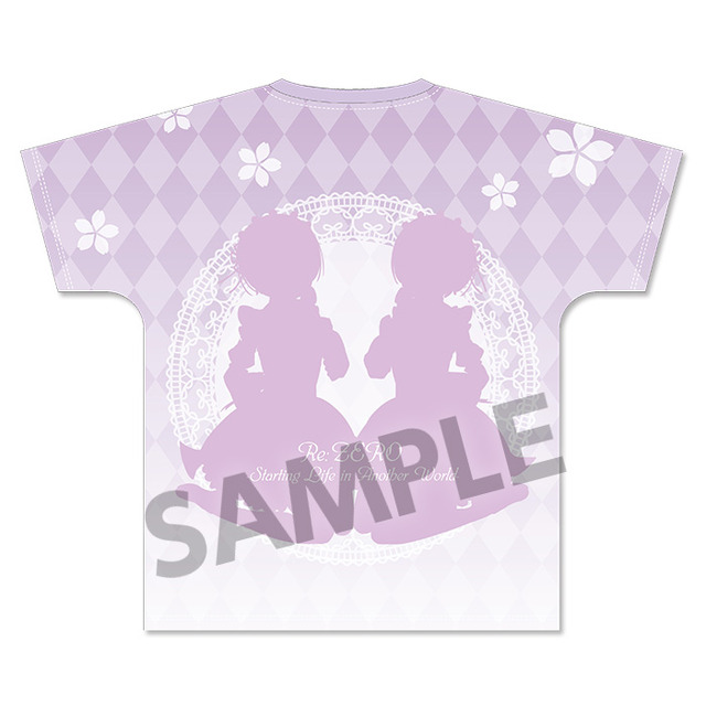 「フルグラフィックTシャツ」6,000円（税別）（C）長月達平・株式会社KADOKAWA刊／Re:ゼロから始める異世界生活2製作委員会