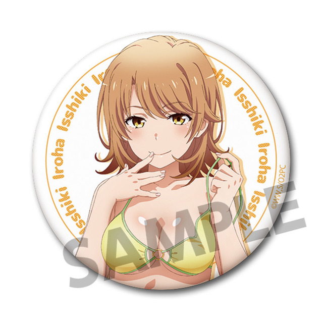 「76mm缶バッジ」500円（税別）（C）渡 航、小学館／やはりこの製作委員会はまちがっている。続（C）渡 航、小学館／やはりこの製作委員会はまちがっている。完