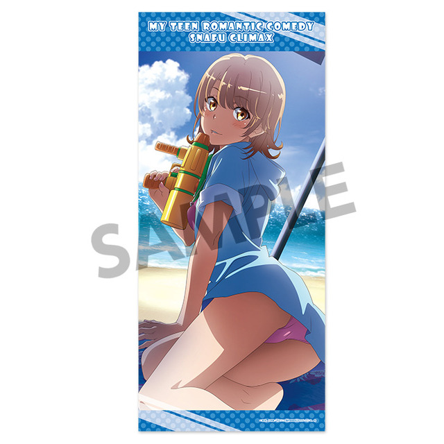 「マイクロファイバースポーツタオル」3,000円（税別）（C）渡 航、小学館／やはりこの製作委員会はまちがっている。続（C）渡 航、小学館／やはりこの製作委員会はまちがっている。完