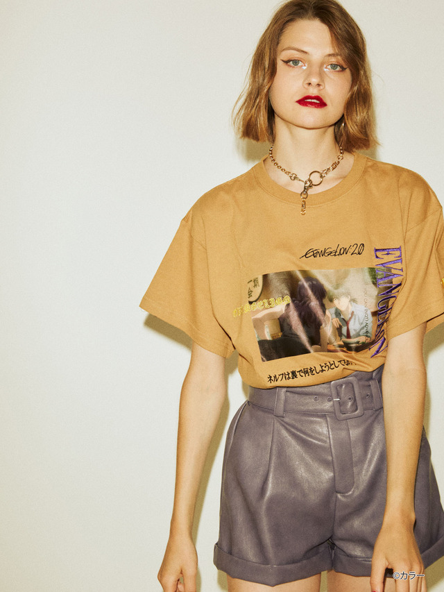 「『ヱヴァンゲリヲン新劇場版：破』ロゴTシャツ・ベージュ」6,000円（税抜）（C）カラー