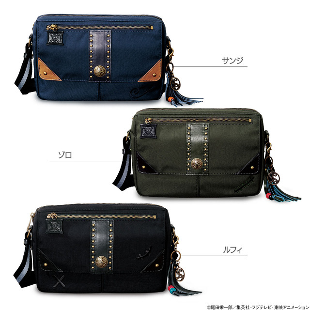 「ワンピース ショルダーバッグ ＜STRONG THREE＞」17,800円（税・送料別）（C）尾田栄一郎／集英社・フジテレビ・東映アニメーション
