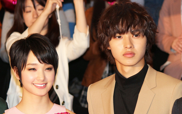 剛力彩芽＆山崎賢人／『L・DK』初日舞台挨拶