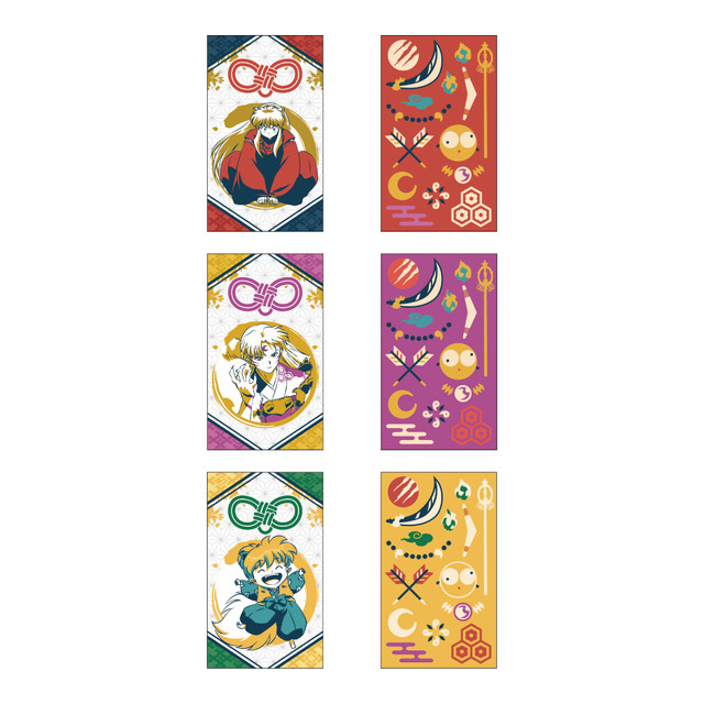 お守り風ポチ袋（2柄各3枚セット）犬夜叉・殺生丸・七宝 各500円（C）高橋留美子／小学館・読売テレビ・サンライズ2009