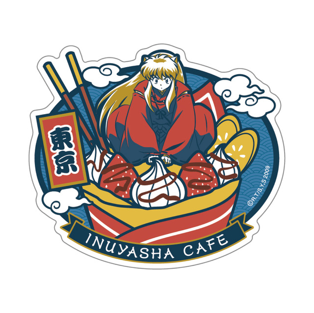 ご当地ビッグダイカットステッカー 各500円（C）高橋留美子／小学館・読売テレビ・サンライズ2009