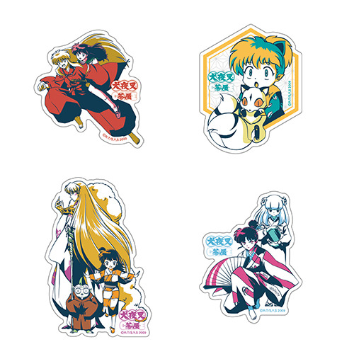 ダイカットステッカー　犬夜叉＆かごめ・七宝&雲母・殺生丸&邪見&りん・神楽&神無 各380円（C）高橋留美子／小学館・読売テレビ・サンライズ2009