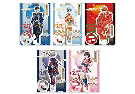 「エヴァンゲリオン京都基地」「アクリルフィギュアスタンド」全5種　税込各1,320円（C）カラー