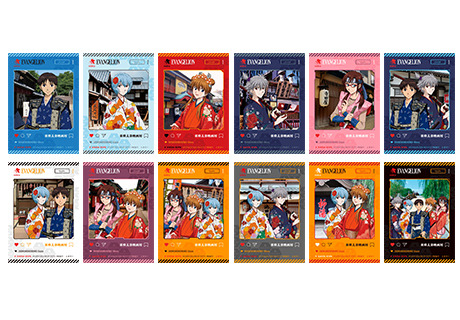 「エヴァンゲリオン京都基地」「インスタントフォト風ブロマイドセット2枚入り(トレーディング)」全12種　税込440円（C）カラー