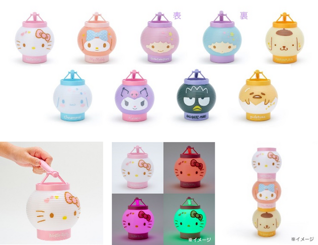 サンリオキャラと一緒に #おうち夏祭り♪  縁日デザインのポーチやうちわが登場