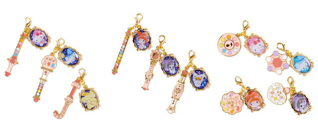 「おジャ魔女どれみ×サンリオキャラクターズ」シークレットマスコットチャーム全10種　各770円（C）東映アニメーション（C）1976,1996,1998,2001,2005,2020 SANRIO CO., LTD.