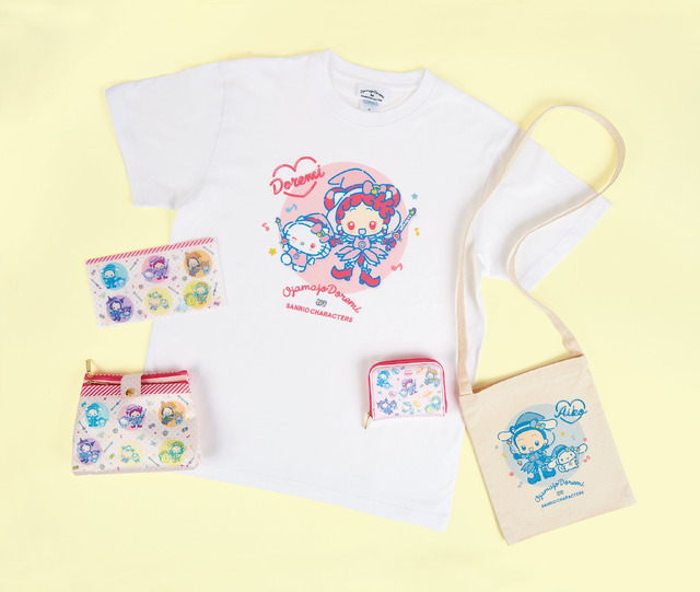 「おジャ魔女どれみ×サンリオキャラクターズ」ナベットオンラインショップ取扱い商品（C）東映アニメーション（C）1976,1996,1998,2001,2005,2020 SANRIO CO., LTD.