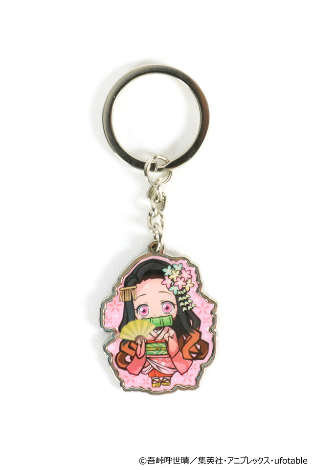 メタルキーホルダー 京都限定（舞妓）(C)吾峠呼世晴／集英社・アニプレックス・ufotable