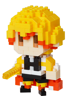 「鬼滅の刃 nanoblock（R） ＜我妻善逸＞」1,700円（税抜）（C）吾峠呼世晴／集英社・アニプレックス・ufotable（C）KAWADA2020
