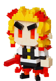 「鬼滅の刃 nanoblock（R） ＜煉獄杏寿郎＞」1,700円（税抜）（C）吾峠呼世晴／集英社・アニプレックス・ufotable（C）KAWADA2020
