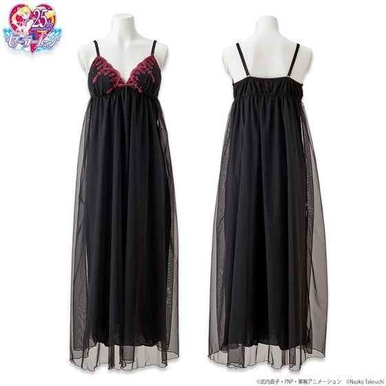 「美少女戦士セーラームーン ブラカップ付きロングキャミソール　ブラック・レディモデル」6,050円（税込）(C)Naoko Takeuchi (C)武内直子・PNP・東映アニメーション