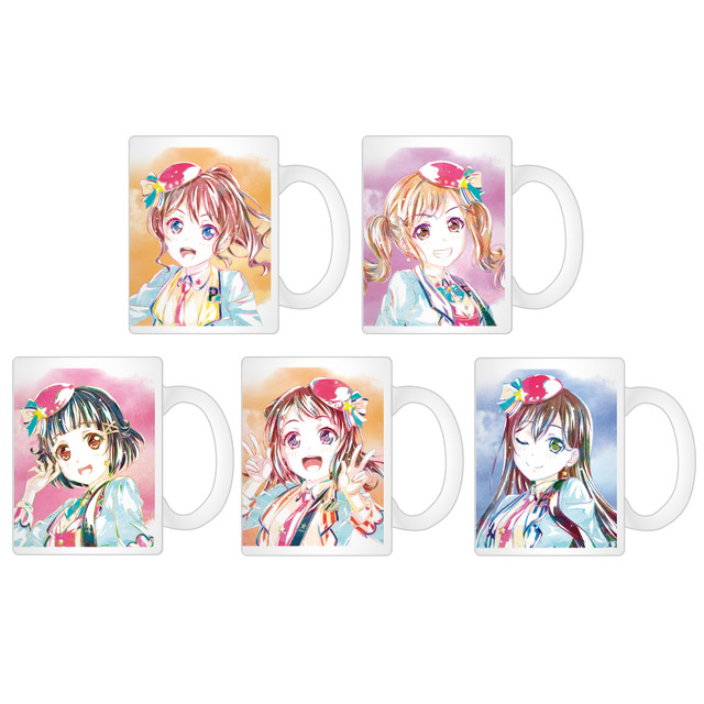 「Ani-Artマグカップ2020ver.（全25種）」各1,500円（税別）（C）BanG Dream! Project（C）Craft Egg Inc.（C）bushiroad All Rights Reserved.