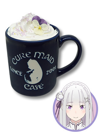 「『Re:ゼロから始める異世界生活 2nd season』カフェ」ドリンク　エミリア（C）長月達平・株式会社KADOKAWA刊／Re:ゼロから始める異世界生活2製作委員会