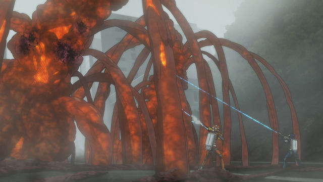 『A.I.C.O. Incarnation』第4話「遭遇」（C）BONES／Project A.I.C.O.