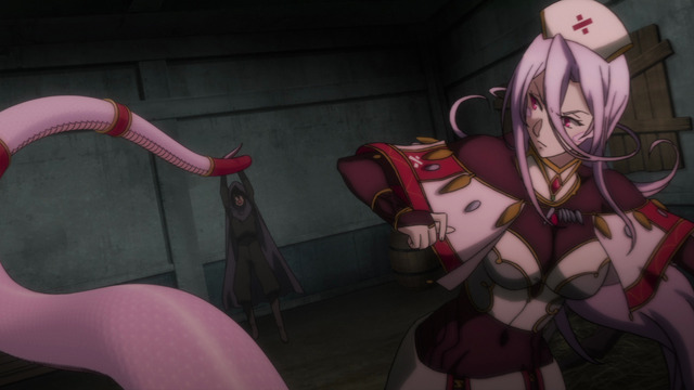 第4話「不治の病のラミア」先行場面カット（C）折口良乃・Zトン／集英社・リンドヴルム医師会