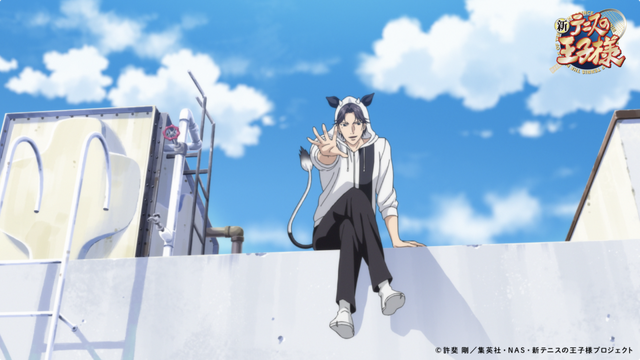 Miloha新CM「オレ様に、甘えちゃいな。（新テニスの王子様 跡部景吾）」篇（C）許斐 剛／集英社・NAS・新テニスの王子様プロジェクト